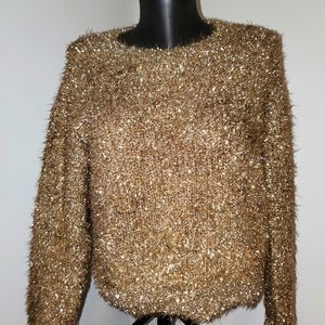 LucyParis Gold Sweater
